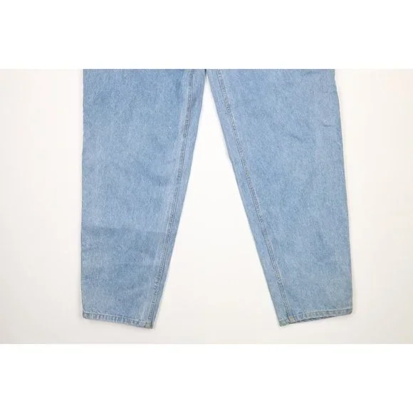 NOS Vintage 90s Streetwear Mens 36x34 Baggy Loose Fit Denim Jeans Blue Cotton